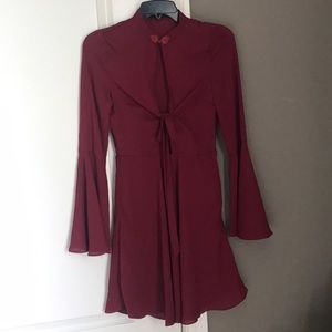 Burgundy dress never worn